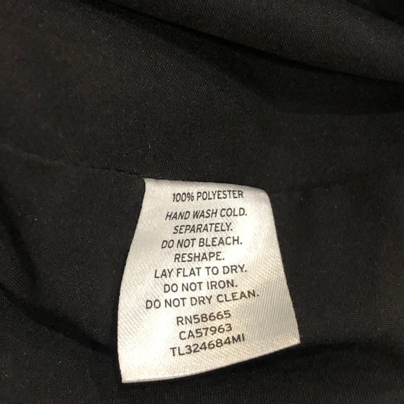 Leith Shift Mini Polka Dot Dress Black Gold Small - Picture 4 of 6